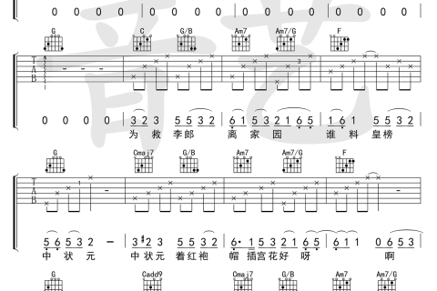 克卜勒吉他谱 c调附弹唱-孙燕姿